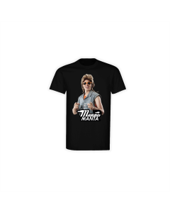 T-Shirt "MANNI MANTA mit Logo" schwarz