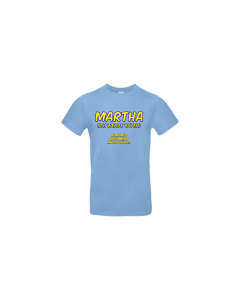 T-Shirt "MARTHA - Ich werde Vater" sky blue