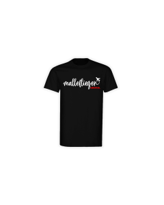 T-Shirt "MALLEFLIEGER" schwarz