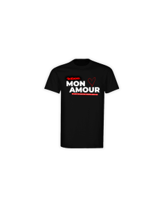 T-Shirt "MON AMOUR - So lang ich noch..." schwarz