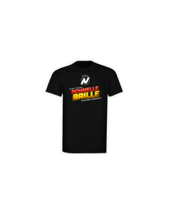 T-Shirt "Schnelle Brille STADION VERSION" schwarz