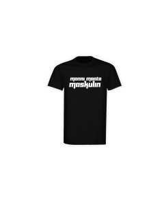 T-Shirt "MANNI MANTA MASKULIN" schwarz