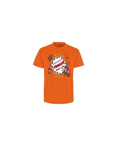T-Shirt "TÜDELDÜ" orange