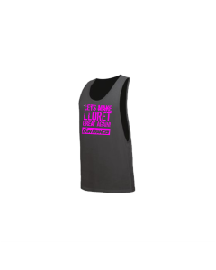 Tanktop "LET'S MAKE LLORET GREAT AGAIN" neonschwarz