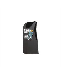 Tanktop "SAUFEN" neonschwarz