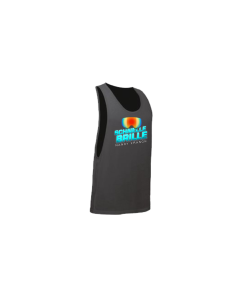 Tank-Top "SCHNELLE BRILLE" neonschwarz