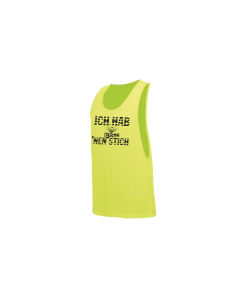 Tanktop "ICH HAB 'NEN STICH" neongelb