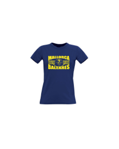 Girly-Shirt "MALLORCA BALEARES" dunkelblau
