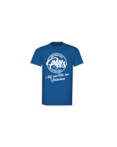 T-Shirt "BIELEFELDER PILSSTÜBCHEN Logo" blau