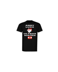 T-Shirt „ANDY LUXX ULTRAS AUSTRIA” schwarz