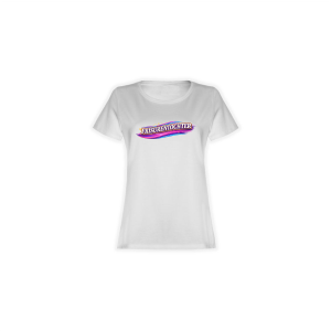 Girly-Shirt "FRISURENTOCHTER" weiß