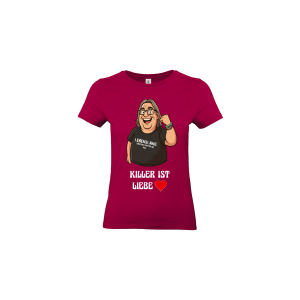 Girly-Shirt "KILLER IST LIEBE" pink