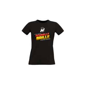 Girly-Shirt "Schnelle Brille STADION VERSION" schwarz