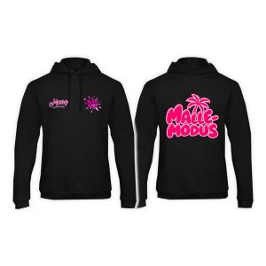 Kapuzen Sweat-Shirt "MALLEMODUS" schwarz