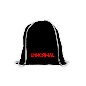Stoffbeutel "UNNORMAL Logo" schwarz