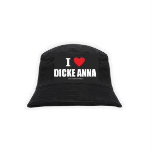 Fischerhut "DICKE ANNA" schwarz