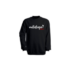 Sweat-Shirt "MALLEFLIEGER" schwarz