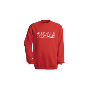 Sweat-Shirt "MAKE MALLE GREAT AGAIN" rot