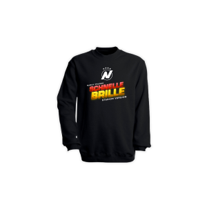 Sweat-Shirt "Schnelle Brille STADION VERSION" schwarz