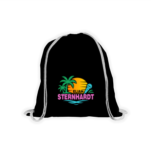 Stoffbeutel "ELIAH STERNHARDT Logo" schwarz