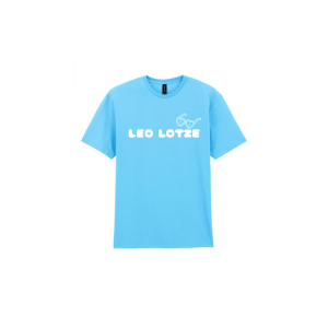 T-Shirt "LEO LOTZE Logo" sky blue