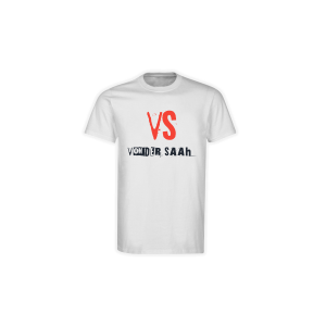 T-Shirt "VON DER SAAH Logo" weiß