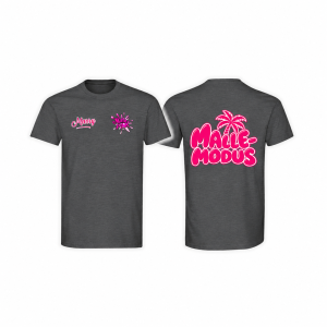 T-Shirt "MALLEMODUS" dunkelgrau