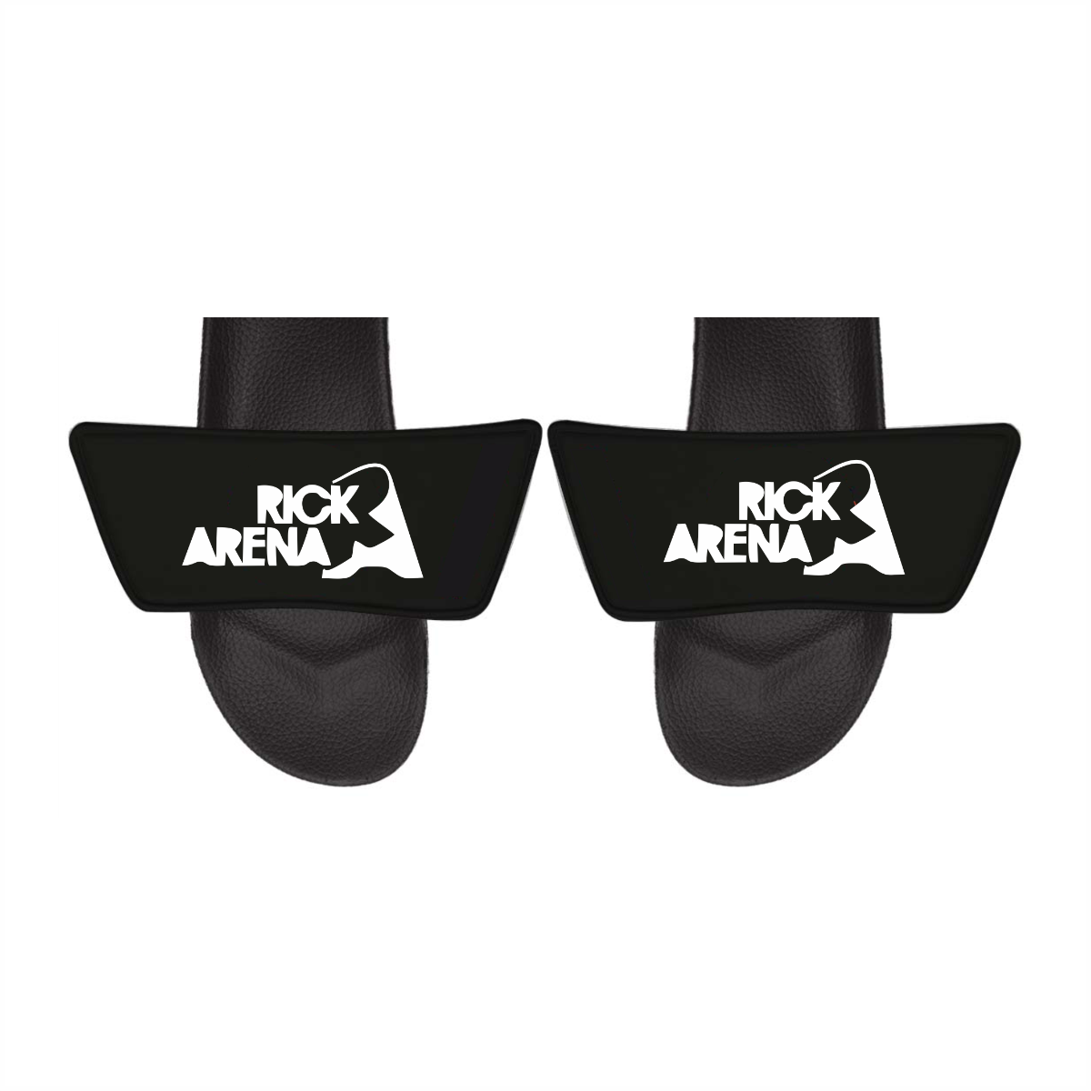 Badelatschen "RICK ARENA Logo" schwarz