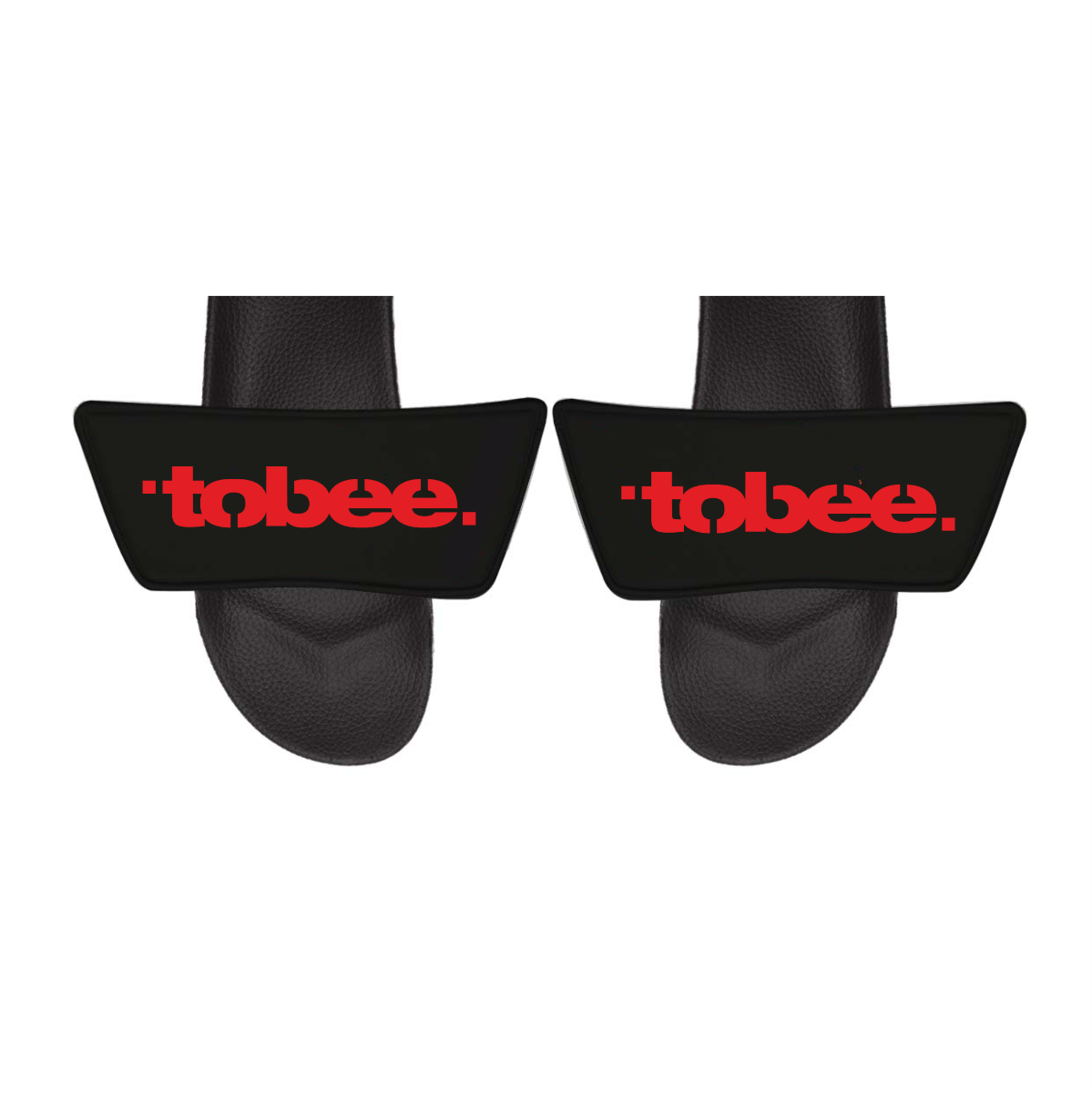 Badelatschen "TOBEE Logo" schwarz