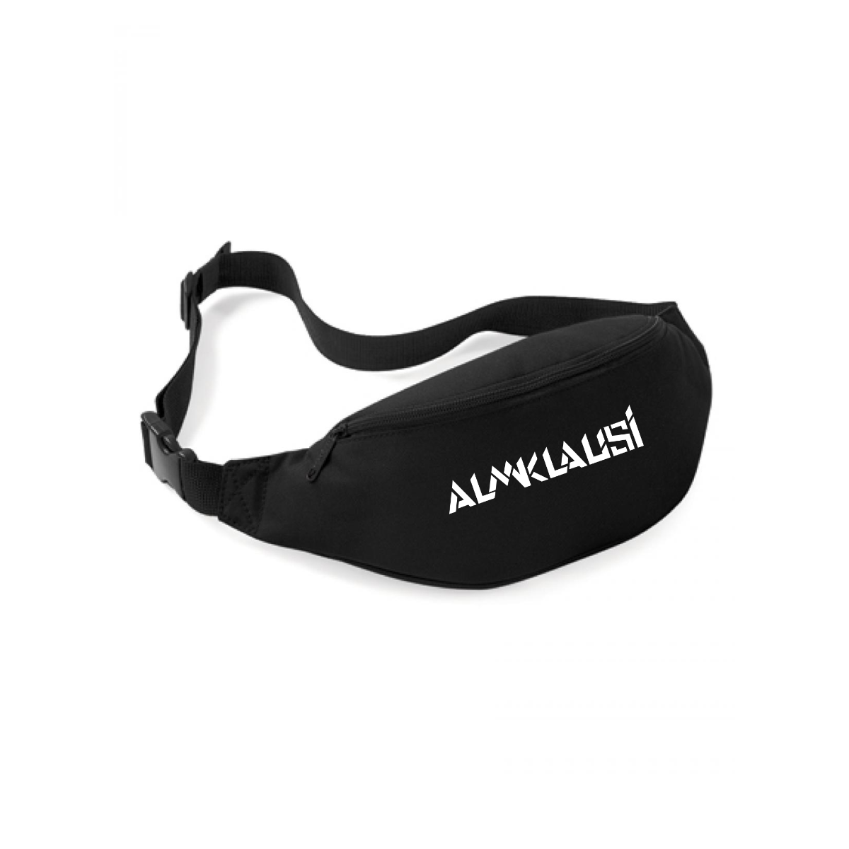 Bauchtasche "ALMKLAUSI Logo" schwarz