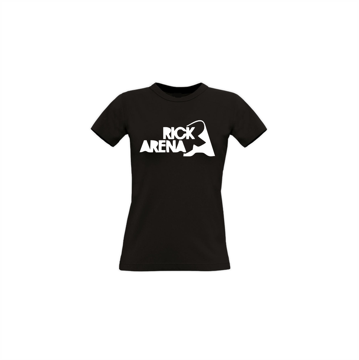 Girly-Shirt "RICK ARENA Logo" schwarz