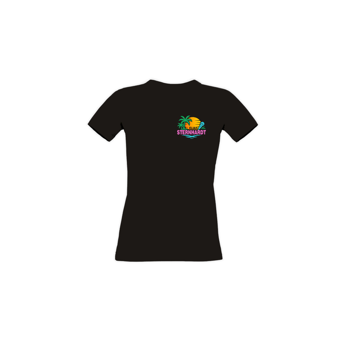 Girly-Shirt "ELIAH STERNHARDT Logo" schwarz