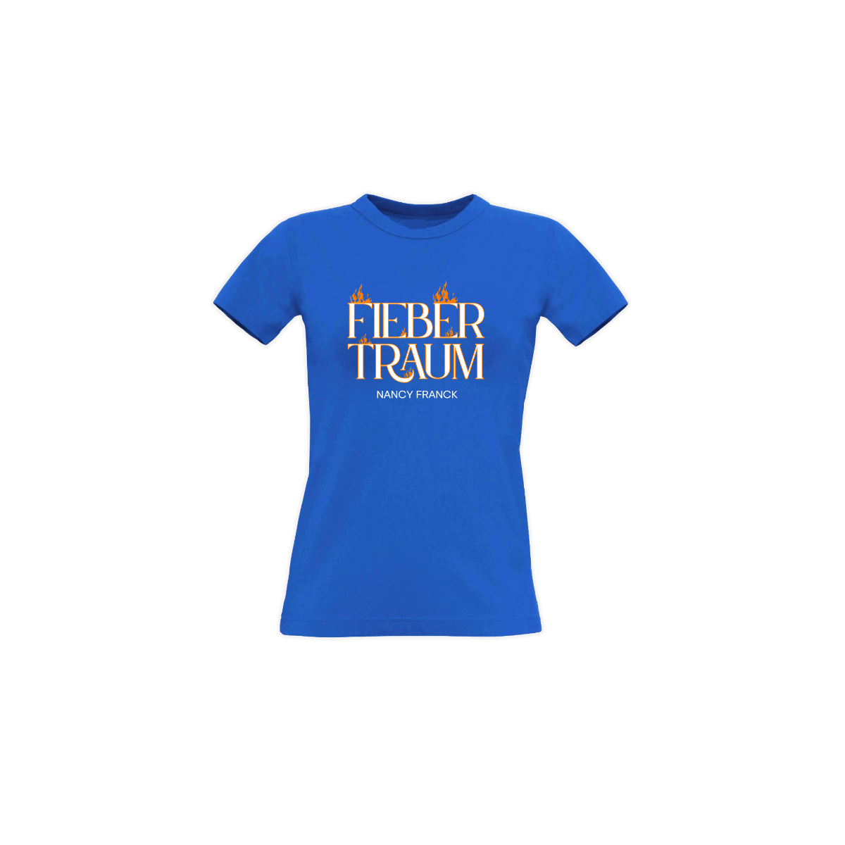 Girly-Shirt "FIEBERTRAUM" blau