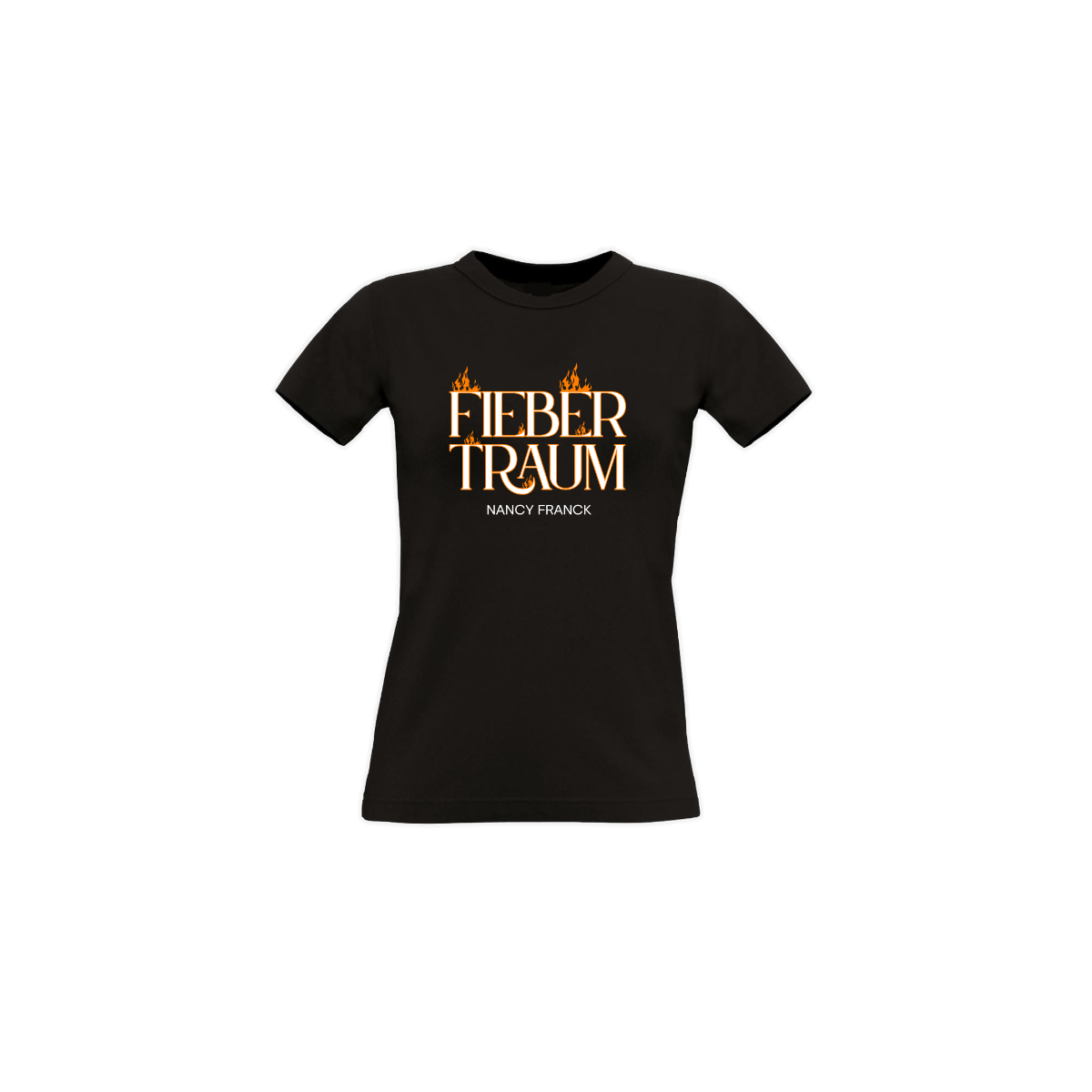 Girly-Shirt "FIEBERTRAUM" schwarz
