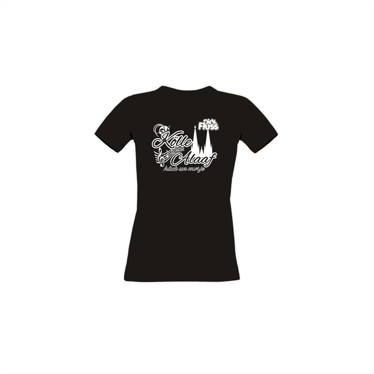 Girly-Shirt "KÖLLE ALAAF" schwarz