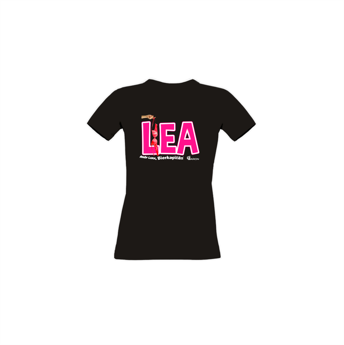 Girly-Shirt "LEA" schwarz