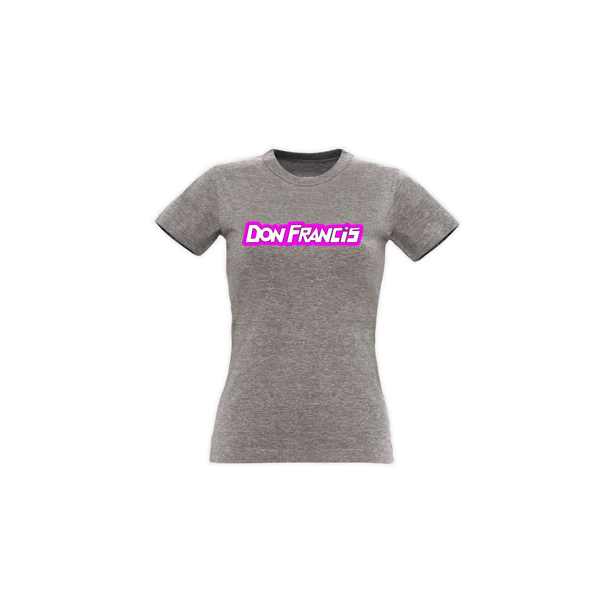 Girly-Shirt "DON FRANCIS Logo" grau