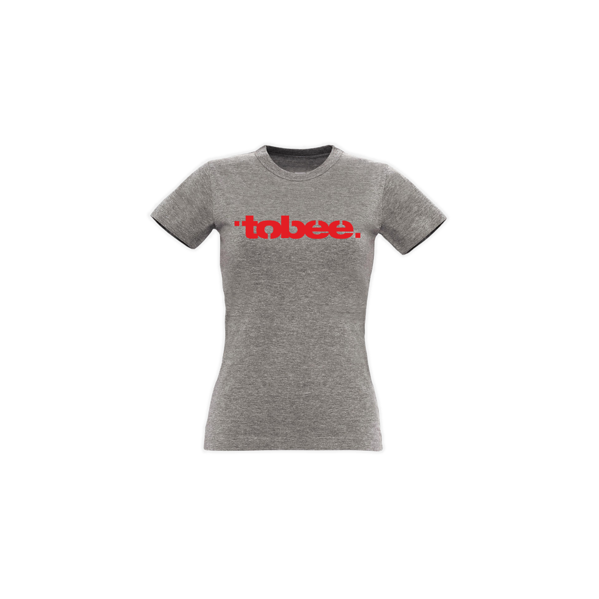 Girly-Shirt "TOBEE Logo" grau