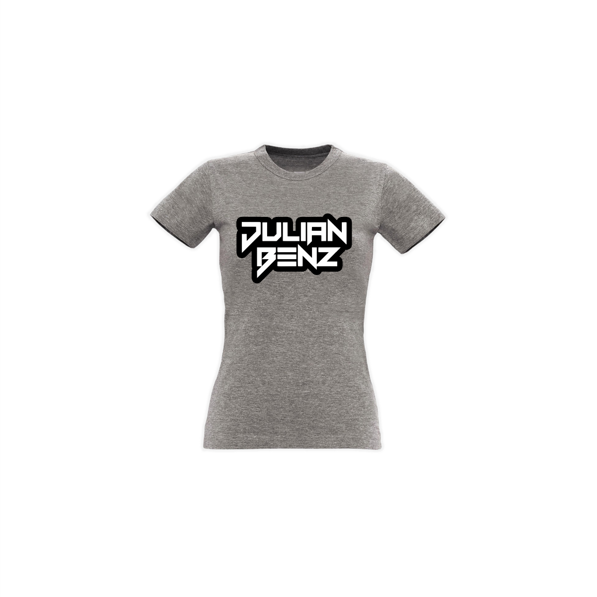 Girly-Shirt "JULIAN BENZ Logo" grau