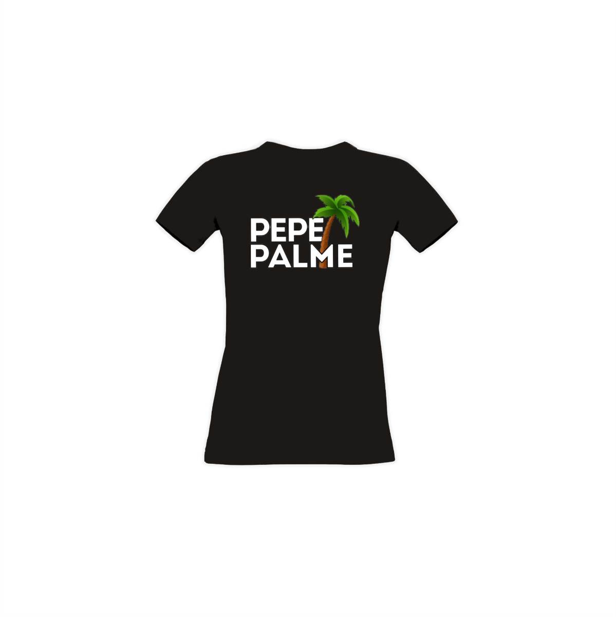 Girly-Shirt "PEPE PALME Logo" schwarz