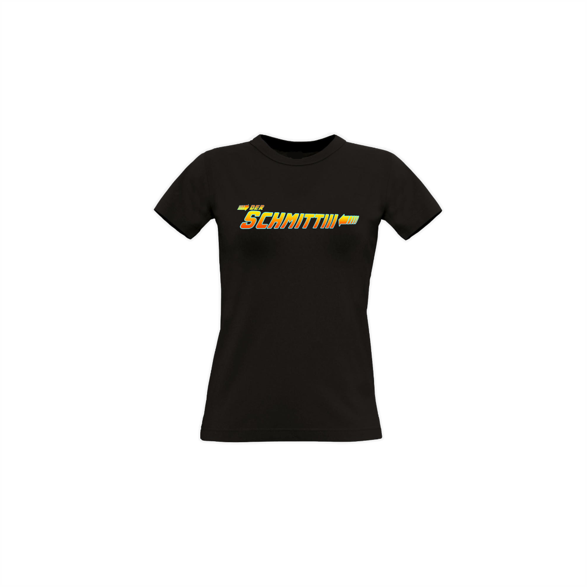 Girly-Shirt "DER SCHMITTIII Logo" schwarz