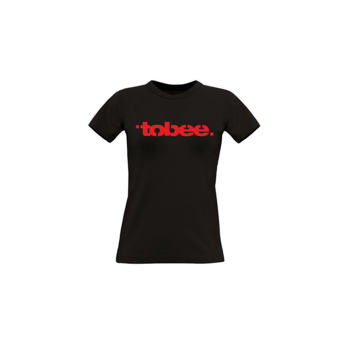 Girly-Shirt "TOBEE Logo" schwarz