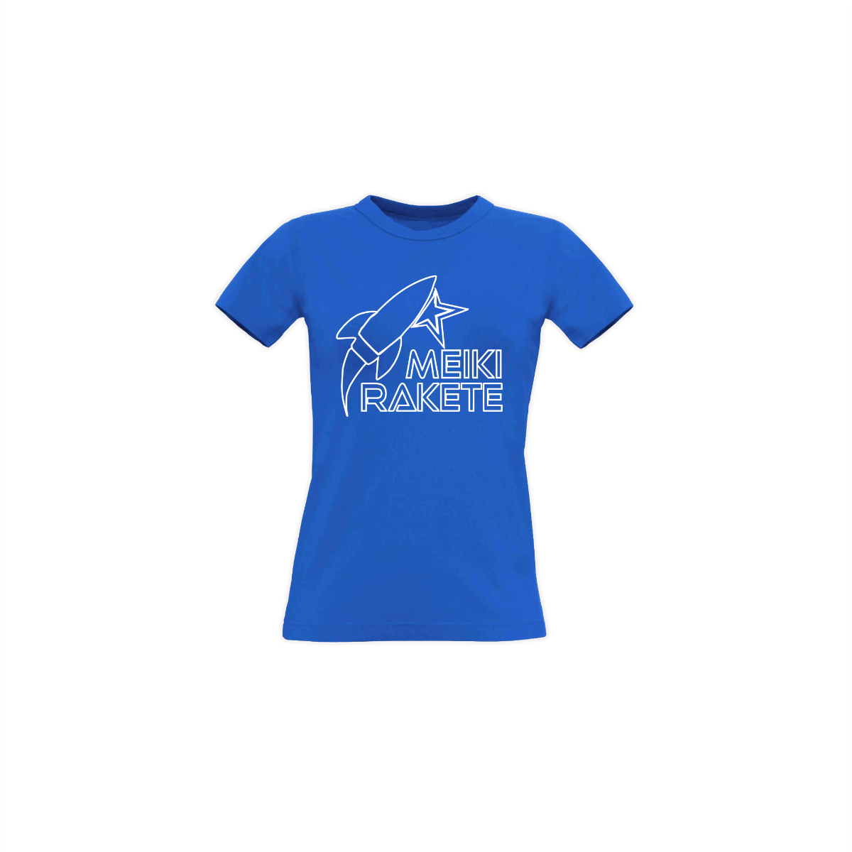 Girly-Shirt "MEIKI RAKETE Logo" blau