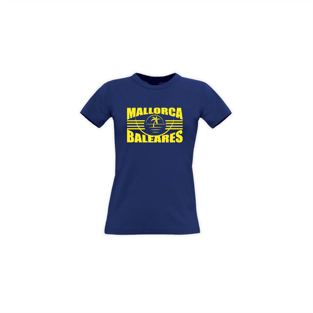 Girly-Shirt "MALLORCA BALEARES" dunkelblau