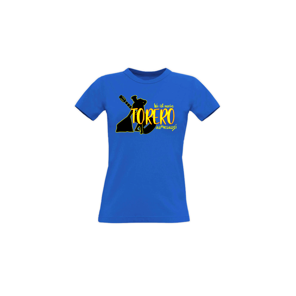 Girly-Shirt "TORERO" blau