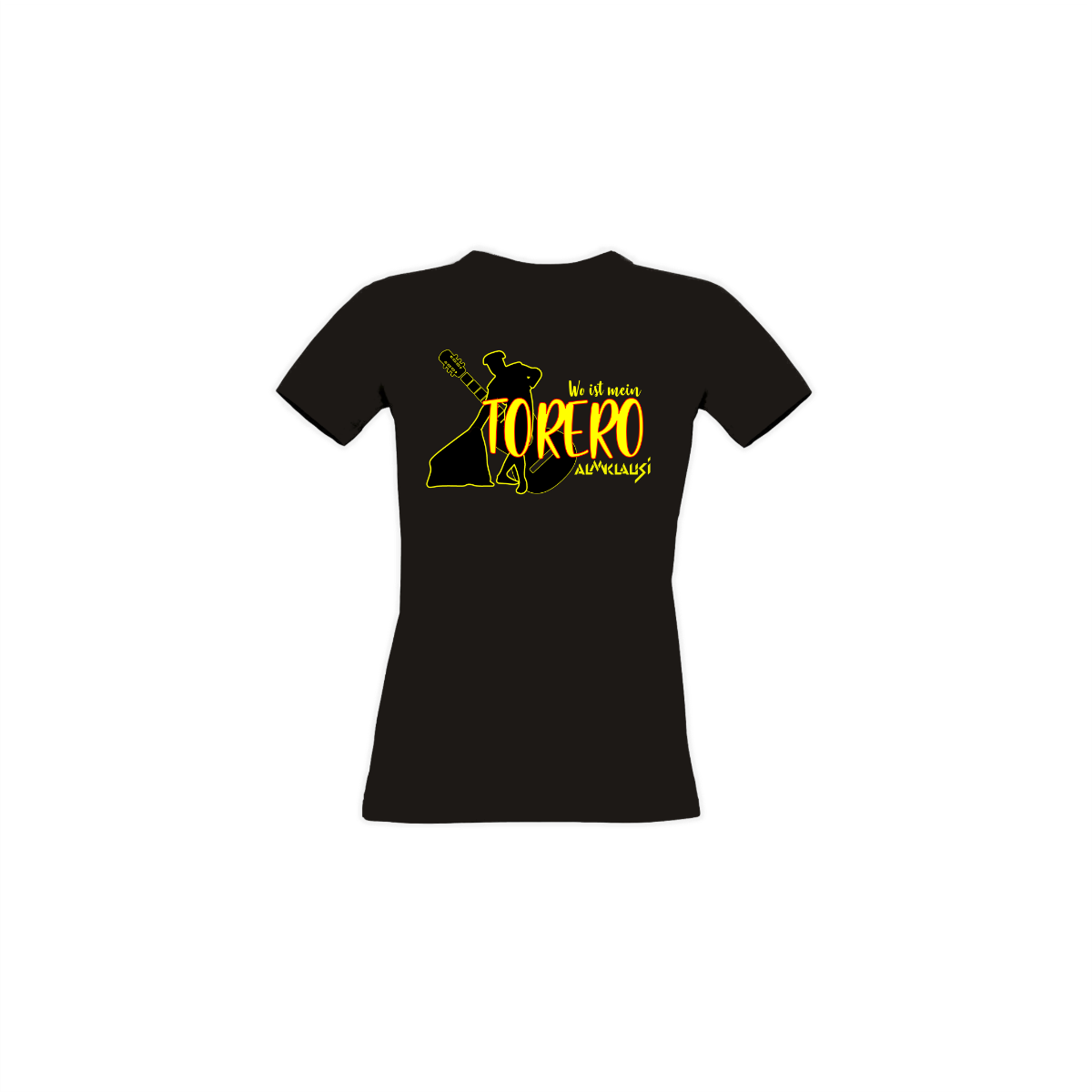 Girly-Shirt "TORERO" schwarz
