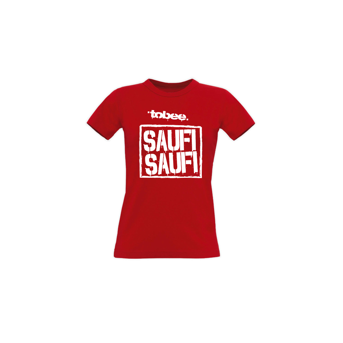 Girly-Shirt "SAUFI SAUFI" rot