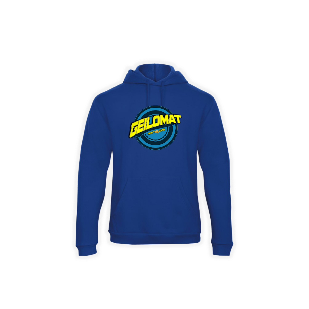 Kapuzen Sweat-Shirt "GEILOMAT Logo" (bunt) blau
