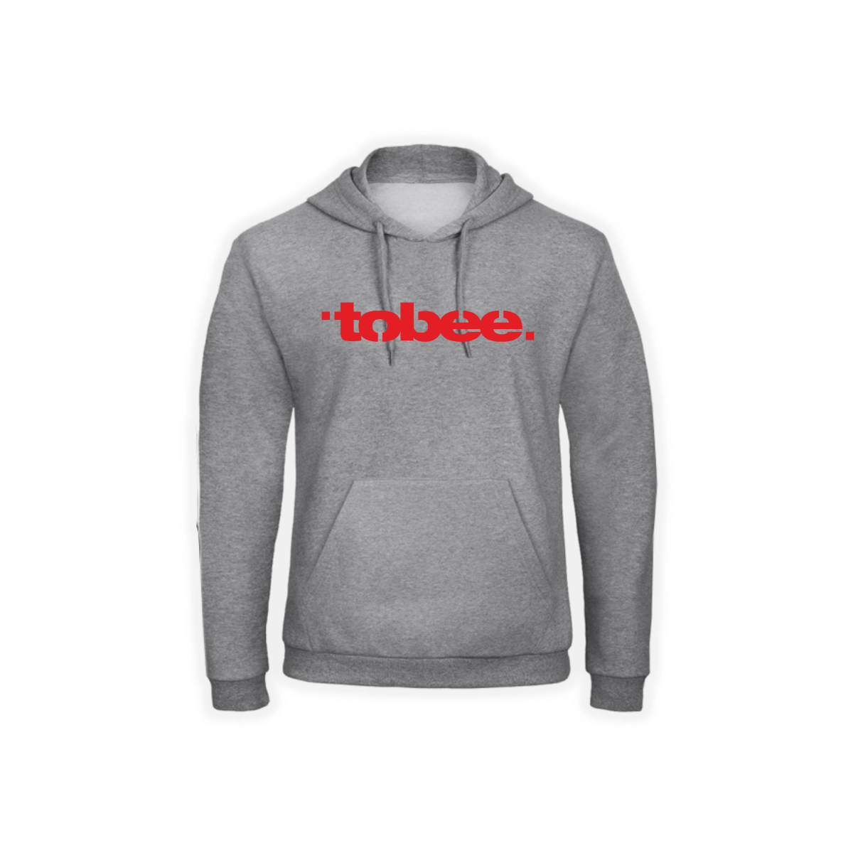Kapuzen Sweat-Shirt "TOBEE Logo" grau