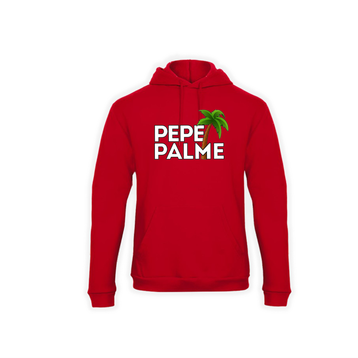 Kapuzen Sweat-Shirt "PEPE PALME Logo" rot